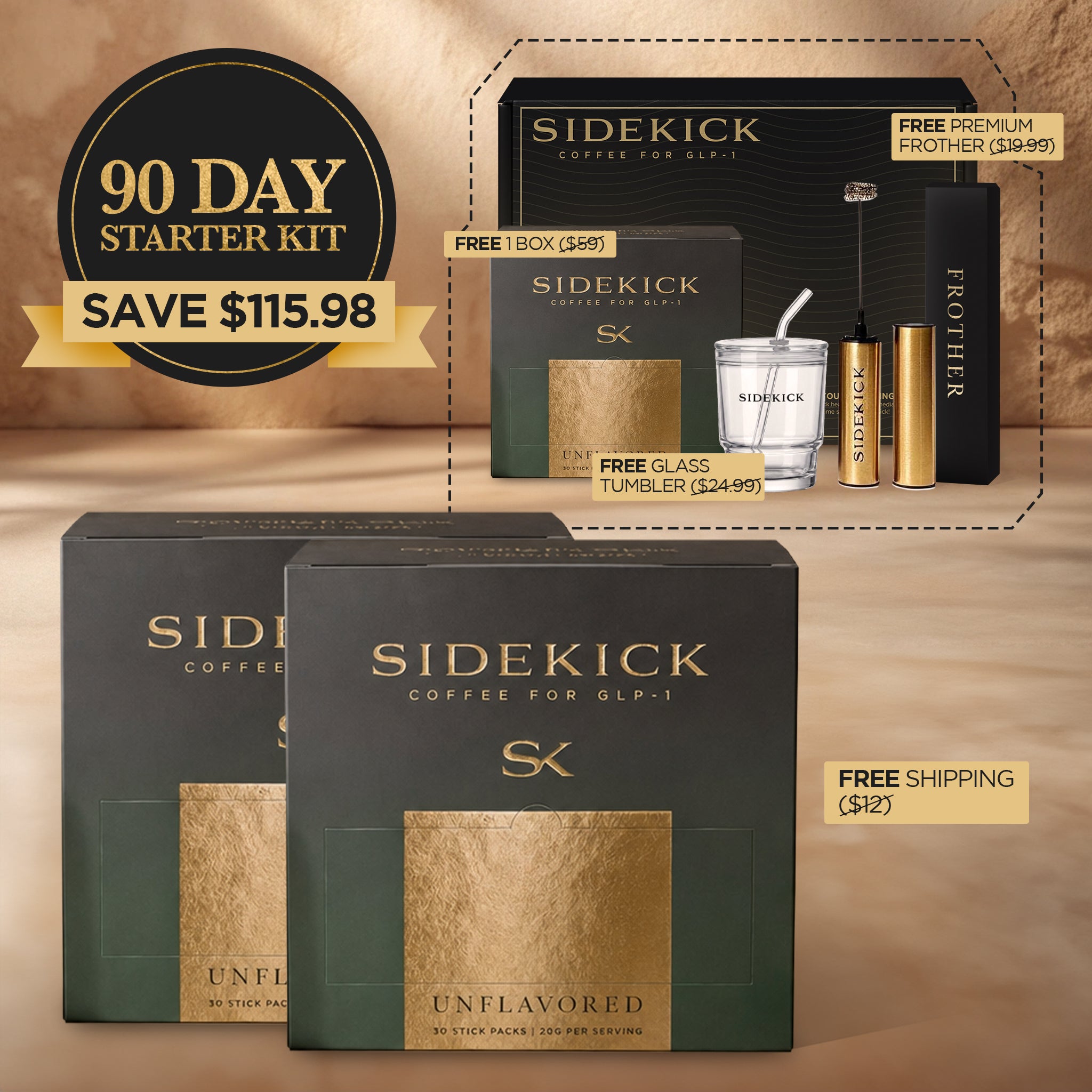 GLP-1 Coffee (30 Day Starter Kit)