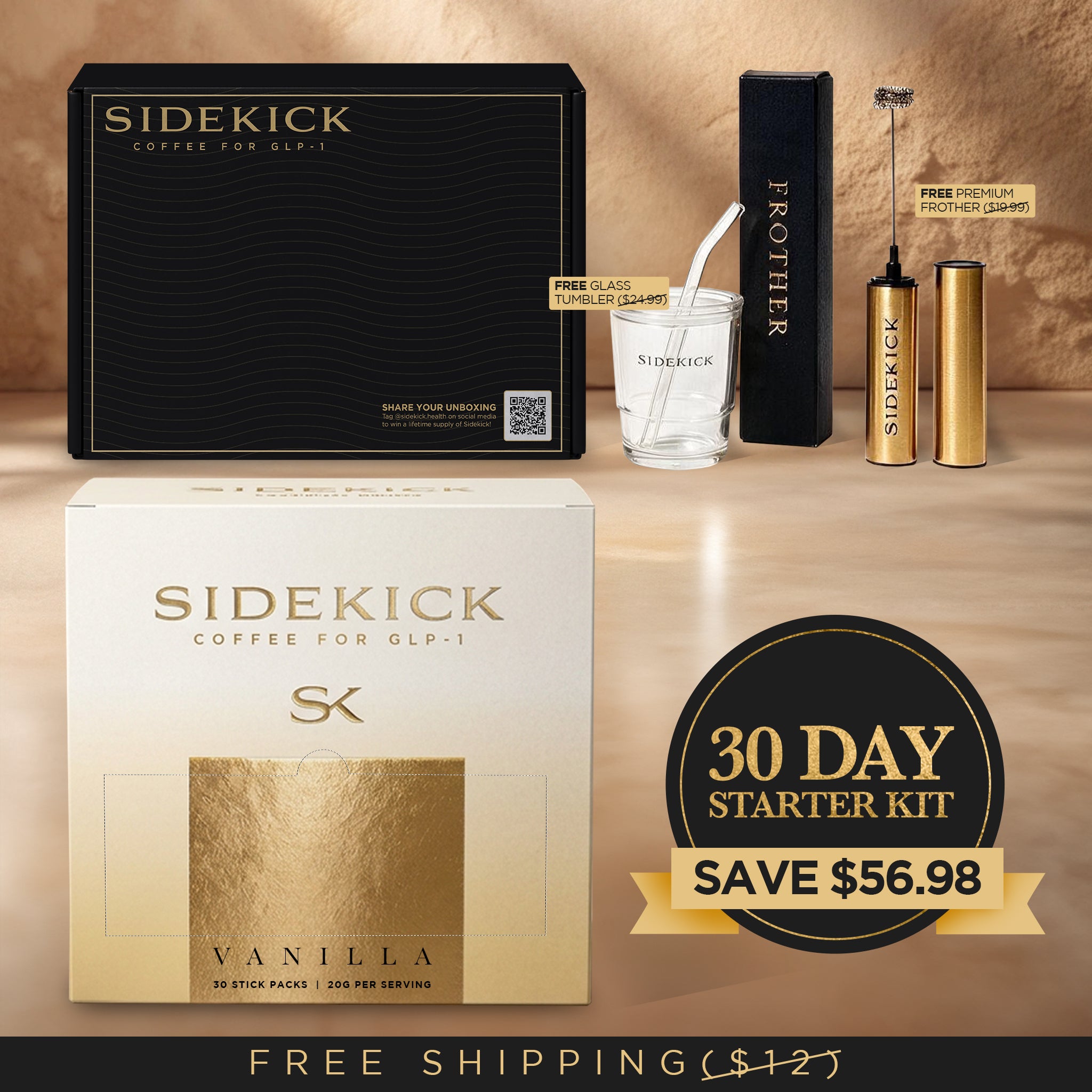 GLP-1 Coffee (30 Day Starter Kit)