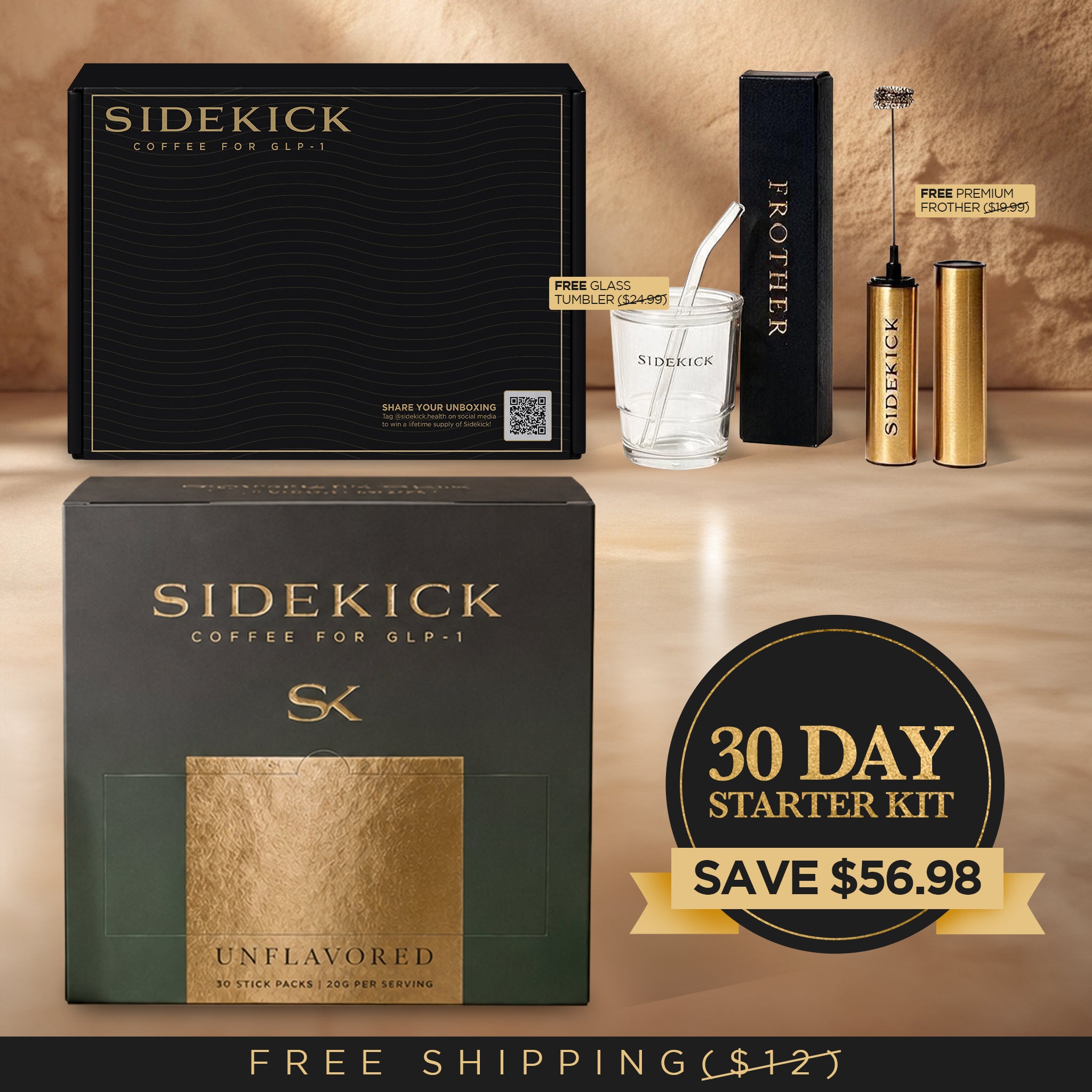 GLP-1 Coffee (30 Day Starter Kit)
